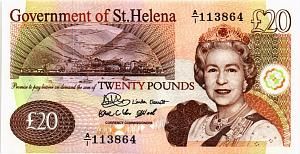 ОСТРОВ СВЯТОЙ ЕЛЕНЫ 20 ФУНТОВ 1