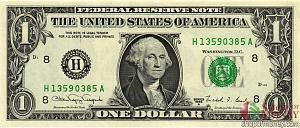 США 1 ДОЛЛАР (H-Сент Луис) 1