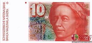 ШВЕЙЦАРИЯ 10 ФРАНКОВ 1