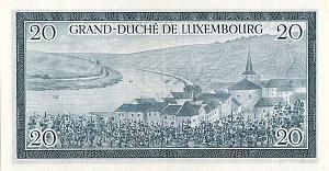 ЛЮКСЕМБУРГ 20 ФРАНКОВ 2