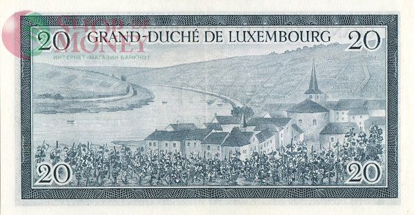 ЛЮКСЕМБУРГ 20 ФРАНКОВ 2