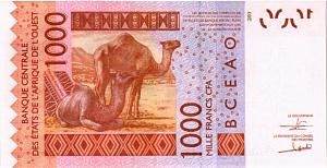 WAS - ГВИНЕЯ-БИСАУ 1000 ФРАНКОВ (S) 2