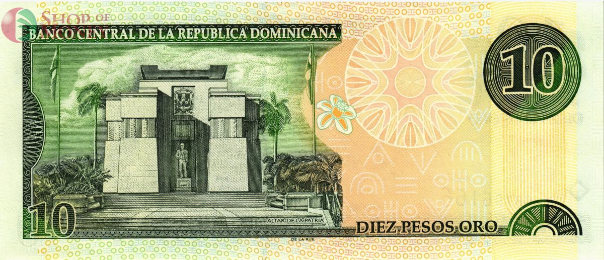ДОМИНИКАНСКАЯ РЕСПУБЛИКА 10 ПЕСО 2