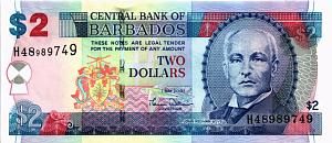 БАРБАДОС 2 ДОЛЛАРА 1
