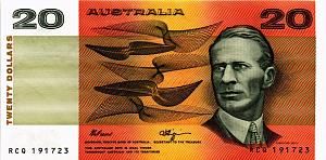 АВСТРАЛИЯ 20 ДОЛЛАРОВ 1