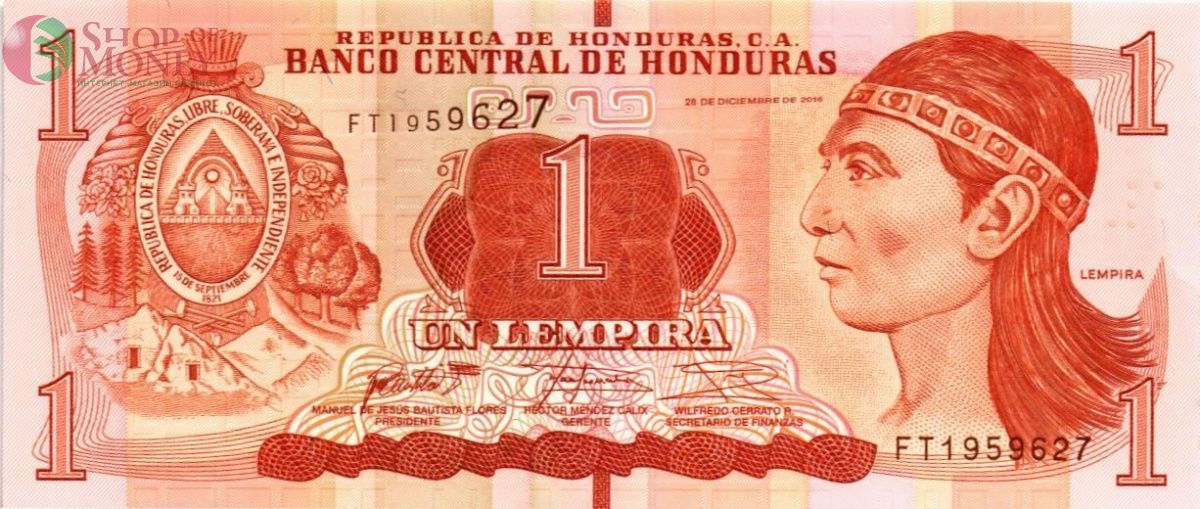 ГОНДУРАС 1 ЛЕМПИРА 1