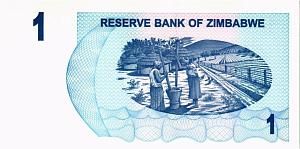 ЗИМБАБВЕ 1 ДОЛЛАР 2