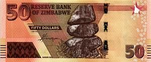 ЗИМБАБВЕ 50 ДОЛЛАРОВ 1