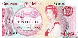 ОСТРОВ СВЯТОЙ ЕЛЕНЫ 10 ФУНТОВ 1