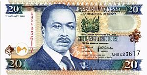 КЕНИЯ 20 ШИЛЛИНГОВ 1