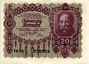 АВСТРИЯ 20 КРОН 1