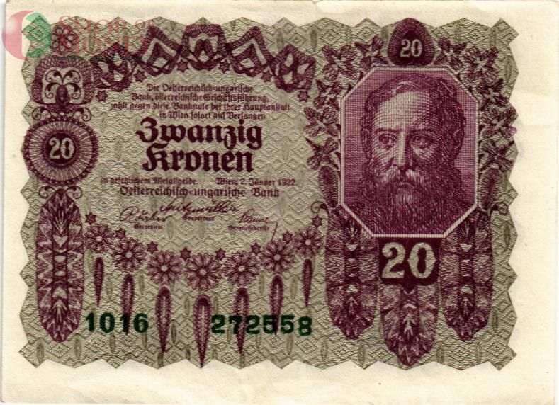 АВСТРИЯ 20 КРОН 1
