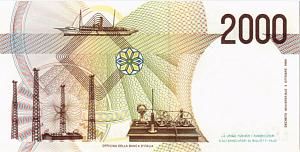 ИТАЛИЯ 2000 ЛИР 2