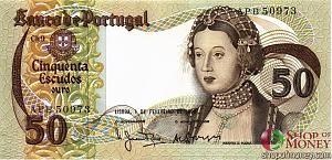ПОРТУГАЛИЯ 50 ЭСКУДО 1