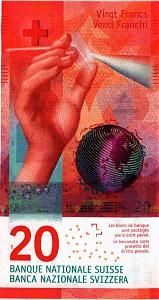 ШВЕЙЦАРИЯ 20 ФРАНКОВ 1