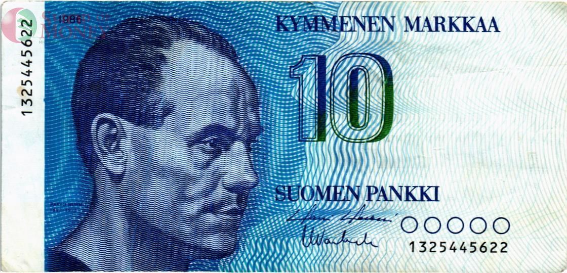 ФИНЛЯНДИЯ 10 МАРОК 1