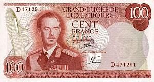 ЛЮКСЕМБУРГ 100 ФРАНКОВ 1