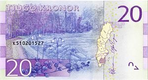 ШВЕЦИЯ 20 КРОН 2