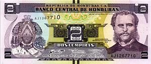 ГОНДУРАС 2 ЛЕМПИРЫ 1
