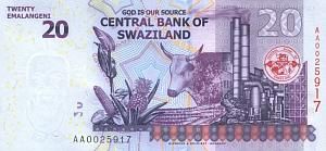 СВАЗИЛЕНД 20 ЭМАЛАНГЕНИ (-AA- ПРЕФИКС) 2