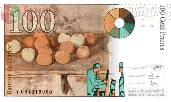 ФРАНЦИЯ 100 ФРАНКОВ 2