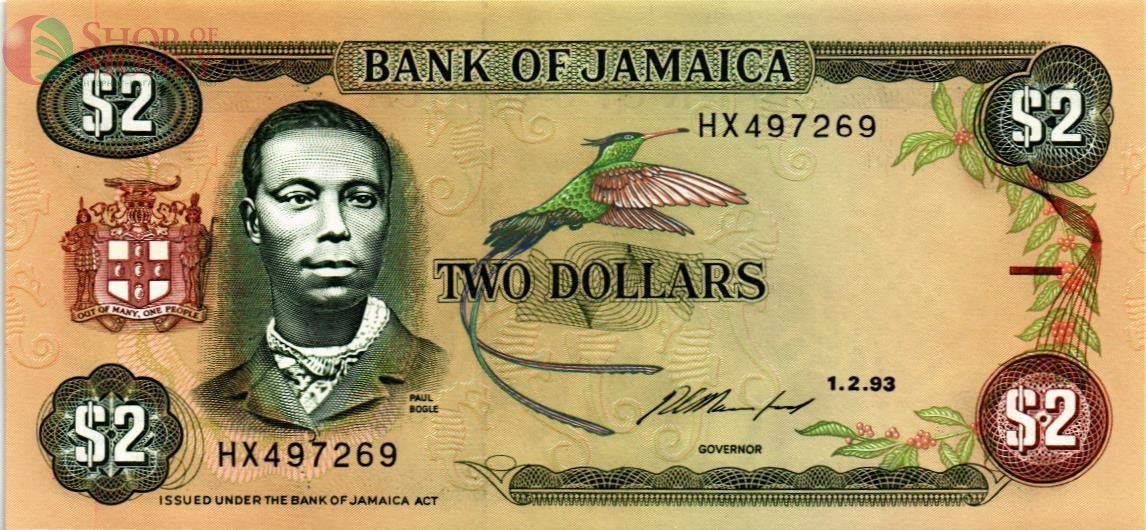 ЯМАЙКА 2 ДОЛЛАРА 1