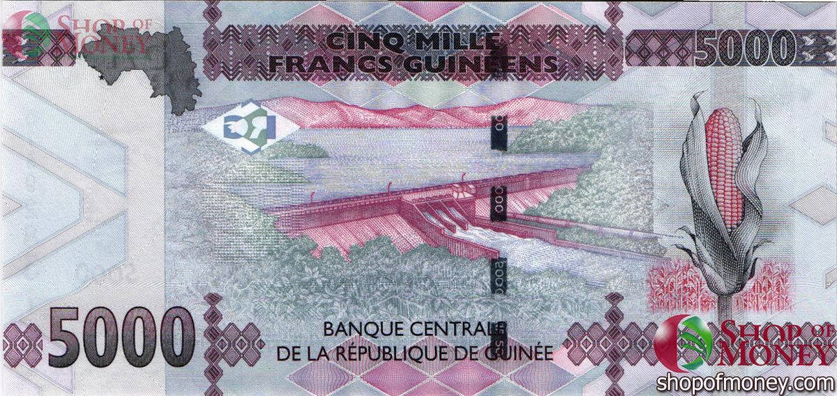 ГВИНЕЯ 5000 ФРАНКОВ 2