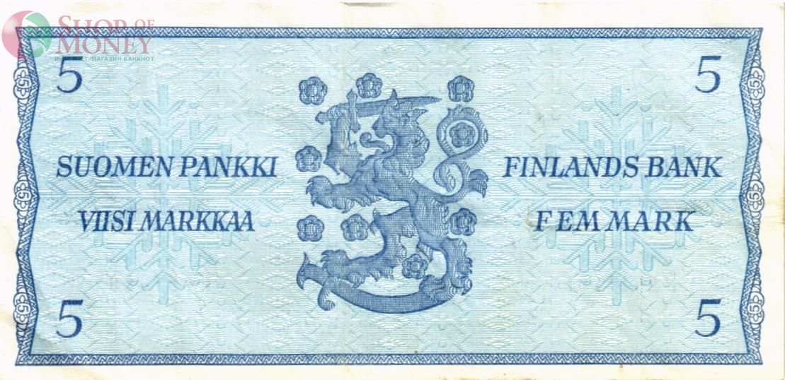 ФИНЛЯНДИЯ 5 МАРОК (Litt. B) 2