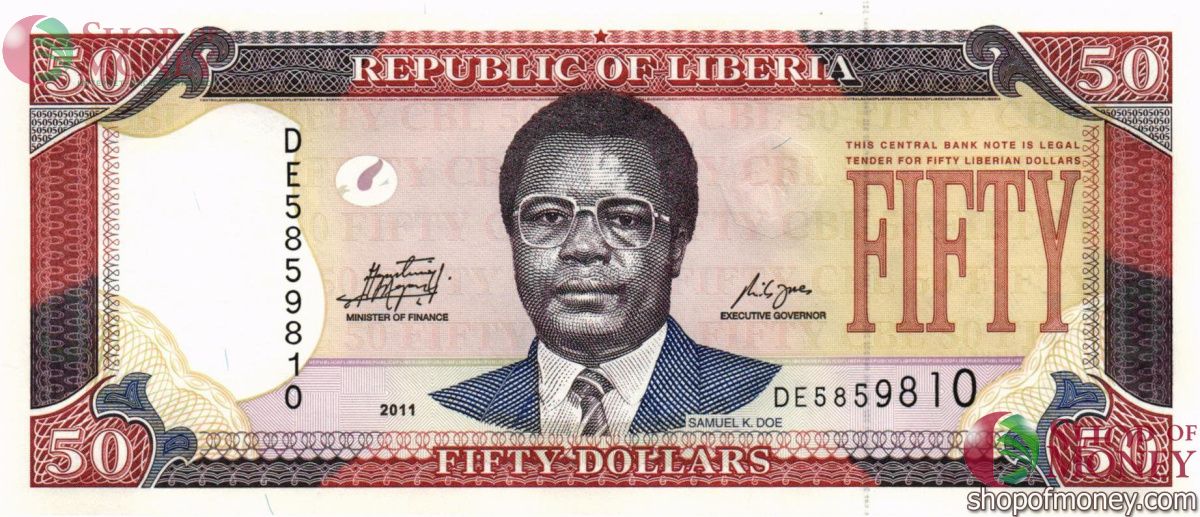 ЛИБЕРИЯ 50 ДОЛЛАРОВ 1