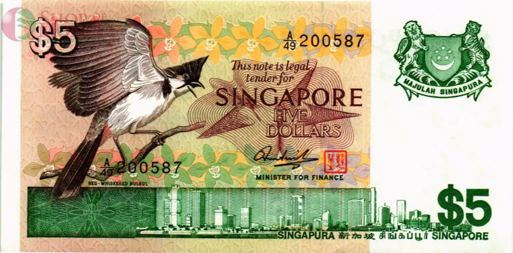 СИНГАПУР 5 ДОЛЛАРОВ 1