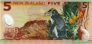 НОВАЯ ЗЕЛАНДИЯ 5 ДОЛЛАРОВ 2
