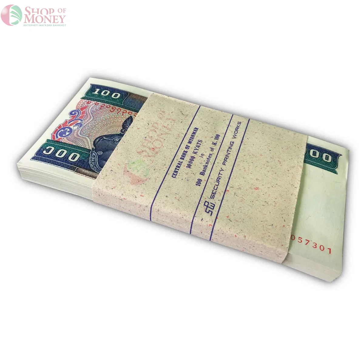 МЬЯНМА 100 КЬЯТ (100 БАНКНОТ) 1