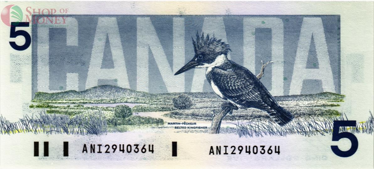 КАНАДА 5 ДОЛЛАРОВ 2