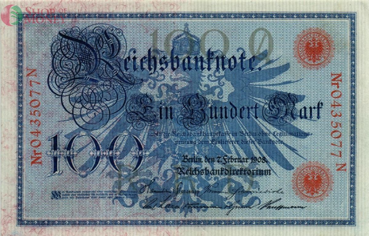 ГЕРМАНИЯ 100 МАРОК 1