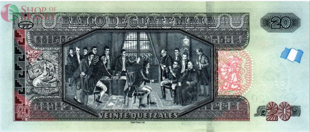 ГВАТЕМАЛА 20 КЕТСАЛЬ 2