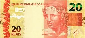 БРАЗИЛИЯ 20 РЕАЛ 1