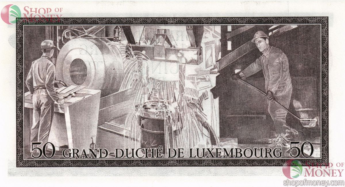 ЛЮКСЕМБУРГ 50 ФРАНКОВ 2