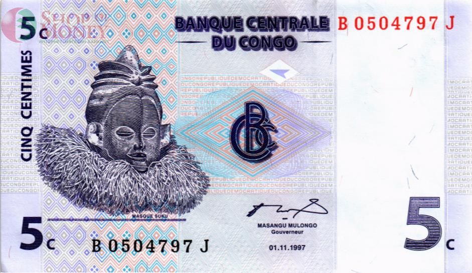 КОНГО ДР 5 САНТИМОВ 1