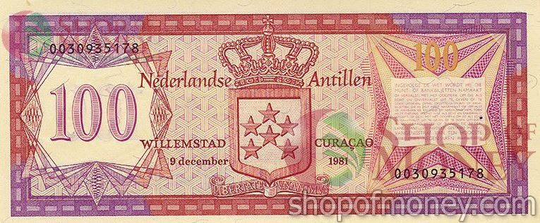 НИДЕРЛАНДСКИЕ АНТИЛЬСКИЕ ОСТРОВА 100 ГУЛЬДЕНОВ 1