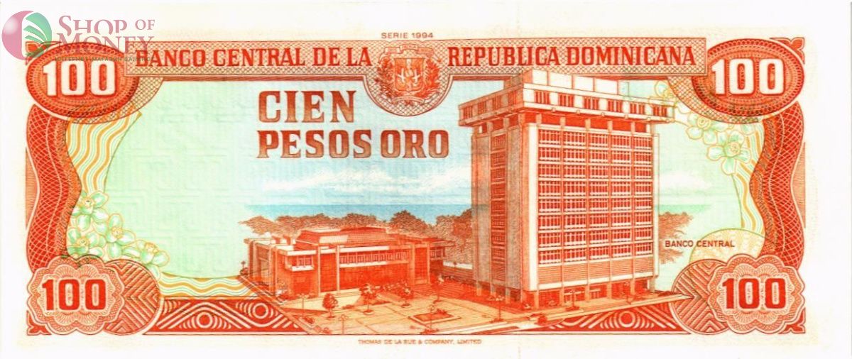 ДОМИНИКАНСКАЯ РЕСПУБЛИКА 100 ПЕСО 2