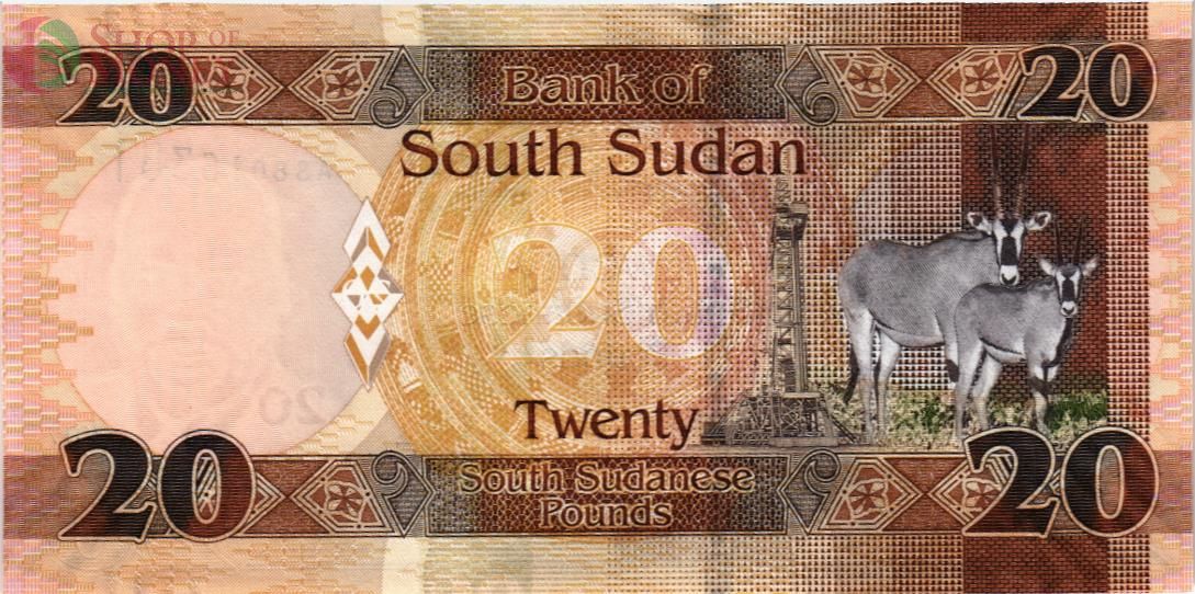 ЮЖНЫЙ СУДАН 20 ФУНТОВ 2