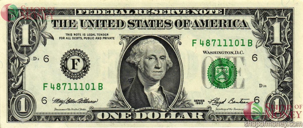 США 1 ДОЛЛАР (F-Атланта) 1