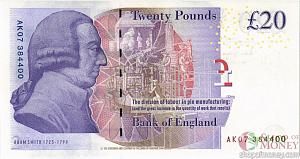 ВЕЛИКОБРИТАНИЯ/АНГЛИЯ 20 ФУНТОВ 2
