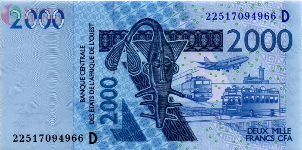 WAS - МАЛИ 2000 ФРАНКОВ (D) 1