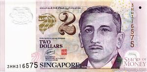 СИНГАПУР 2 ДОЛЛАРА 1