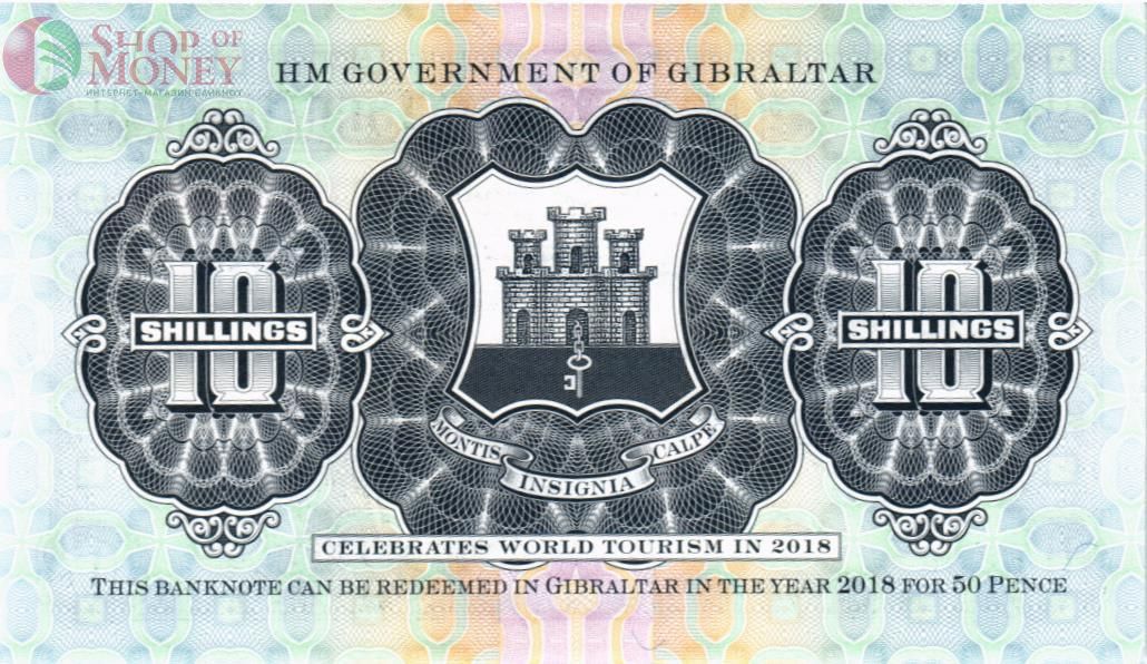 ГИБРАЛТАР 10 ШИЛЛИНГОВ 2